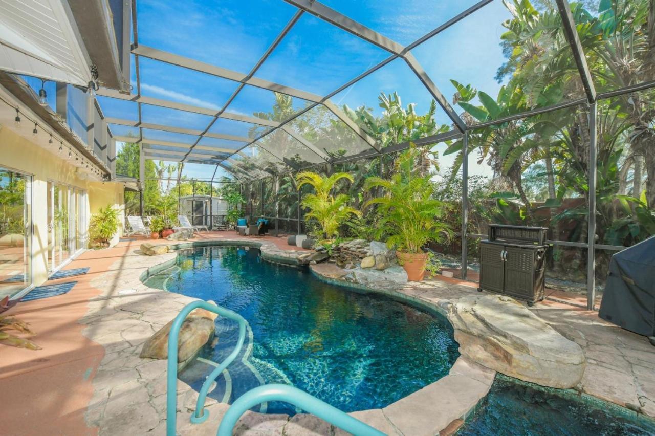 Island Time - Home Wenclosed Lagoon Style Pool Spa Walk To Beach Bikes Holmes Beach Luaran gambar